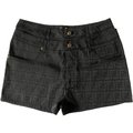 FENDI芬迪義大利著名的奢侈品牌 黑色浮水印短褲 很精緻漂亮 義大利製 SL36