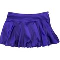義大利品牌momoco紫色緞面澎澎短裙 義大利製 36號