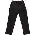 加拿大ROOTS黑色純棉鬆緊繫帶長褲 XL號 加拿大製 PD01