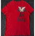 American Eagle 美國老鷹紅色棉質短袖T恤 薄 XL號M-S-T-D21