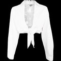 專櫃品牌TRAVELER白色長袖防曬透氣綁帶短外套 M號 袖子可捲 PVL36