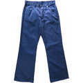 設計師品牌DW Dexter Wong寶藍色質感亮面休閒褲 英國製 M號 PD44