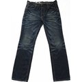 日本品牌BIG TRAIN純棉深藍刷色直筒牛仔褲 XL號 J-O29