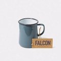 英國 Falcon 獵鷹琺瑯 1品脫 牛奶罐 水壺 醬汁罐 啤酒杯 536ml (灰白)