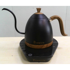 【Brewista Artisan】 細口壺，可控制溫度的咖啡手沖壺-600ml (黑色)贈蘇門答臘優質曼特寧半磅【良鎂咖啡精品館】