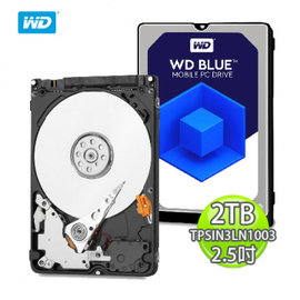 WD 藍標 2TB 7mm 2.5吋 NB 內接硬碟 WD20SPZX /紐頓e世界