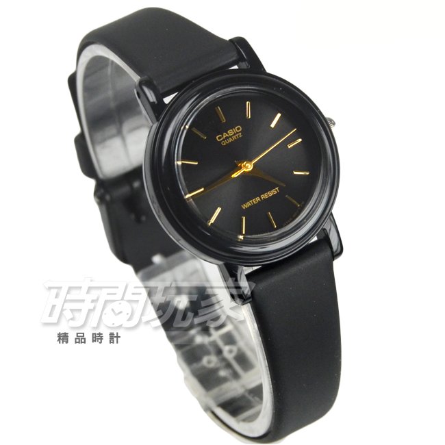 CASIO卡西歐 LQ-139EMV-1A 輕薄簡約指針腕錶 女錶 石英錶 防水手錶 小圓錶 黑x金 LQ-139EMV-1ALDF