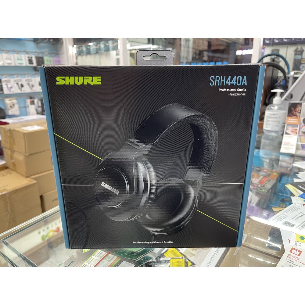 禾豐音響 Shure SRH440a SRH-440a 監聽耳罩耳機 鍵寧公司貨保2年