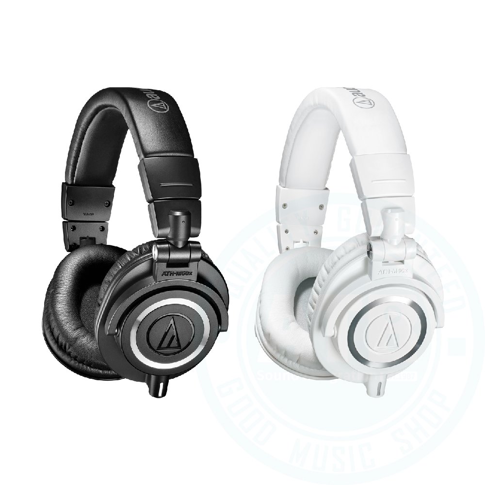 【ATB通伯樂器音響】Audio-Technica / ATH-M50x 封閉式監聽耳機(38 ohms)(2色)