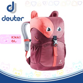 【Deuter 德國 Kikki 6L 動物造型輕量透氣兒童背包《紅/深紅》】3610519/雙肩背包/後背包/上學包/戶外教學