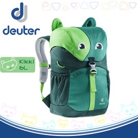 【Deuter 德國 Kikki 6L 動物造型輕量透氣兒童背包《綠/深綠》】3610519/雙肩背包/後背包/上學包/戶外教學