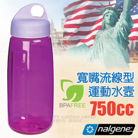 【美國 NALGENE】新色上市!! Tritan 750cc 寬嘴流線型水壼(溫度範圍-40度c~100度c).運動水瓶.隨身瓶.休閒壼/BPA Free/2190-1010 蘭花