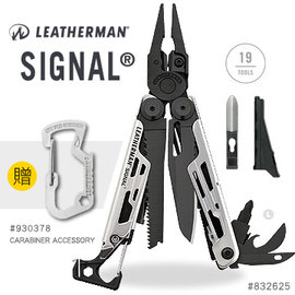 【詮國】 Leatherman SIGNAL 黑銀款工具鉗 / 台灣公司貨 / 25年原廠保固 / 832625
