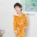 韓國兒童睡袍秋冬保暖法蘭絨浴袍潮男童女童家居服寶寶睡衣加厚