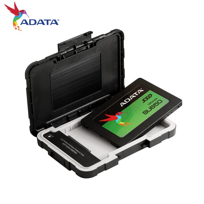 ADATA 威剛 硬碟外接盒 SSD 外接盒 ED600 USB 3.2 Gen1 2.5吋HDD/SSD 防震型外接盒【防震/防水/防塵】X1台