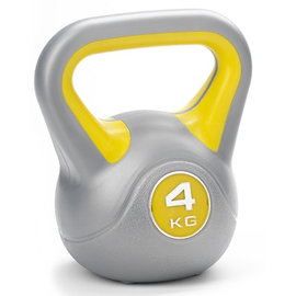 雙色壺鈴4KG 1800037 健身 運動 啞鈴 壺鈴 舉重 健身器材 重量訓練 體能訓練