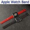 【皮革式】Apple Watch 38mm/42mm 智慧手錶錶帶/經典扣式錶環/替換式/有附連接器
