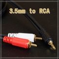 【3M】3.5mm對RCA音源線 雙公頭音頻線/喇叭/手機/桌機/筆電/音箱/音響 公對公