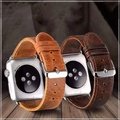 【瘋馬紋】42mm Apple Watch 1 Series 2 智慧手錶錶帶/經典扣式錶環/皮革式/替換式/有附連接器