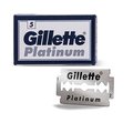 俄羅斯 Gillette 白金雙面安全刮鬍刀片(5片裝)