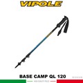 【VIPOLE 義大利 BASE CAMP QL 120 輕量雙快調登山杖《藍》】S-14141/手杖/爬山/健行杖