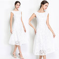 【韓國KW-歐美風】KBN3706-8美聲雅音蕾絲洋裝-白