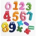 數字磁鐵 木質數字冰箱貼 磁鐵 早教益智玩具 (0~9數字&amp;符號一組15個)