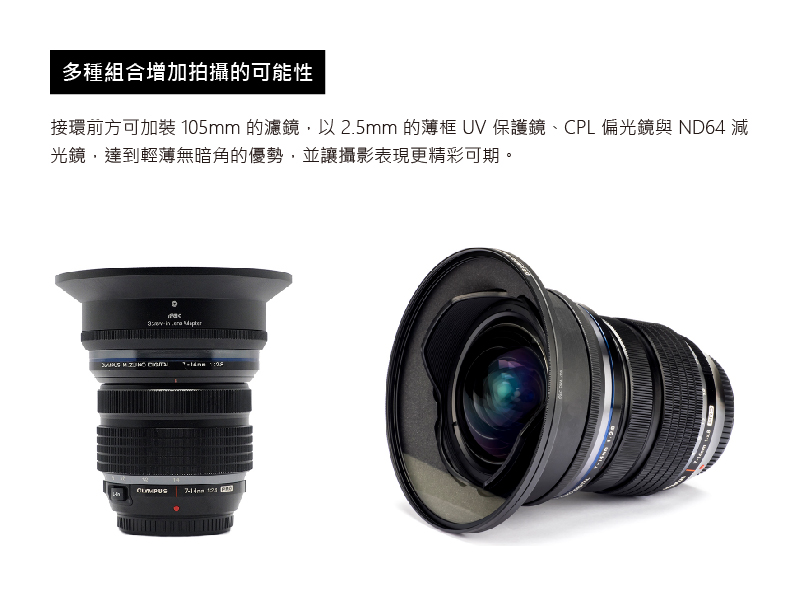 STC】超廣角鏡頭鏡接環for Olympus 7-14mm F2.8〈轉接環〉 - PChome 商店街