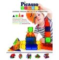 美國Picasso Tiles PT60 磁性積木 60片 3D立體拼圖 3D彩色 公司貨 Magformers Gd
