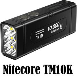 【電筒王 江子翠捷運3號出口】Nitecore TM10K10000流明 USB 小怪獸 掌上型手電筒