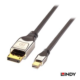 LINDY 林帝 41551_A DisplayPort 1.3 公 轉 Mini DisplayPort 公 傳輸線 1米