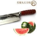 花蓮丸石刀剪《西瓜刀-K025》水果刀 西瓜 刀 台灣製 黑青紙 水果