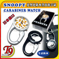 【T9store】日本進口 Snoopy (史努比) 防水登山扣手錶
