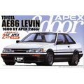 FUJIMI 1/24 ID61 TOYOTA AE86 LEVIN 2門 1600GT APEX 後期型 1985 富士美 組裝模型