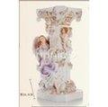 「宇煌百貨」羅馬柱 美麗天使歐式花架 樹脂裝飾品 擺設噴泉底座