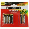 《Panasonic國際牌》 鹼性電池 (4號4粒+2粒)