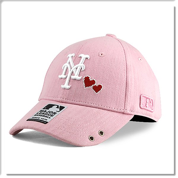 【ANGEL NEW ERA 】 MLB Old Fashioned Cap 大都會 NY 粉紅 粉 老帽 愛心 人字布