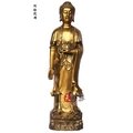 「宇煌百貨」純銅西方三聖擺件開光銅觀音大勢至菩薩阿彌陀佛銅佛像擺設