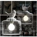 「宇煌百貨」小鳥吊燈現代簡約創意個性複古藝術玻璃吊燈餐廳臥室書房咖啡廳燈
