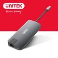 UNITEK Type-C 轉HDMI/ VGA/ 網卡/PD充電 /USB-A USB 3.1多功能集線器