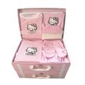 hello kitty新生兒嬰兒禮盒8件套5件套夏寶寶春夏純棉初生滿月百日禮物(1330元)