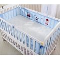 嬰兒床圍3D透氣夏季寶寶嬰兒床上用品套件通用尺寸可水洗(660元)