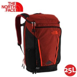 【The North Face 25L 17吋電腦背包《磚瓦紅/亞克力橘》】CWV9/休閒/旅遊/出國