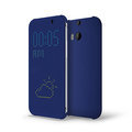 先創公司貨 客訂貨 HTC HC M100 Dot View 5吋 one2 M8 原廠炫彩顯示保護套 (藍) 側翻側掀皮套 保護殼 保護套