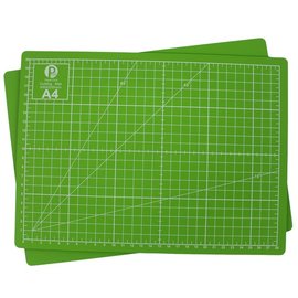 A4彩色切割墊 (蘋果綠) 萬國牌JM008GA4/一片入{定70} PVC軟質 切割板 MIT製