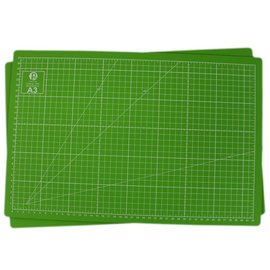 A3彩色切割墊 (蘋果綠) 萬國牌JM008GA3/一片入{定140} PVC軟質 切割板 MIT製