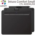 (專)Wacom Intuos Comfort Small 繪圖板 (藍牙版CTL-4100WL/K0)(黑)