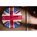 zakka 設計雜貨 英倫 英國國旗 米字旗 法國 巴黎鐵塔 質感圓型復古掛鐘 時鐘 圓鐘 造型鐘