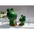 ZAKKA☆精品 北歐木雕彩繪 綠色大頭蛙擺飾 青蛙木雕 店面裝飾 木製品 (小蛙) C1447