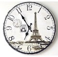 zakka雜貨 Vintage歐式鄉村風 法國巴黎鐵塔 艾菲爾鐵塔英倫質感掛鐘 數字時鐘 掛鐘 造型鐘 民宿牆面裝飾佈置
